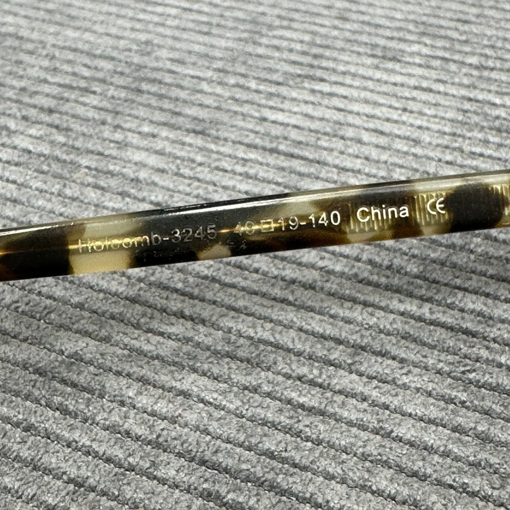 Warby Parker Holcomb Eyeglasses Tortoiseshell Silver Cat Eye Frames 49-19-140